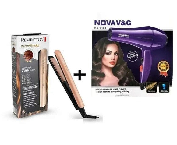 PLANCHA KERATINA MAS SECADOR NOVA - InnovatecJDSM