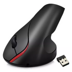 MOUSE INALÁMBRICO VERTICAL NEGRO - InnovatecJDSM