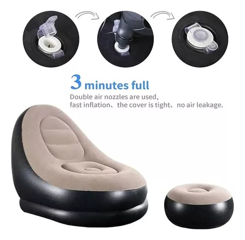 SILLÓN INFLABLE SOFÁ PORTÁTIL PLEGABLE - InnovatecJDSM