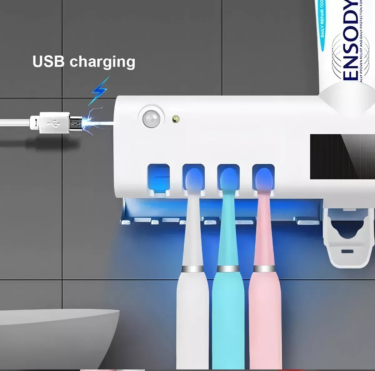 DISPENSADOR CREMA DENTAL+ SOPORTE ESTERI - InnovatecJDSM