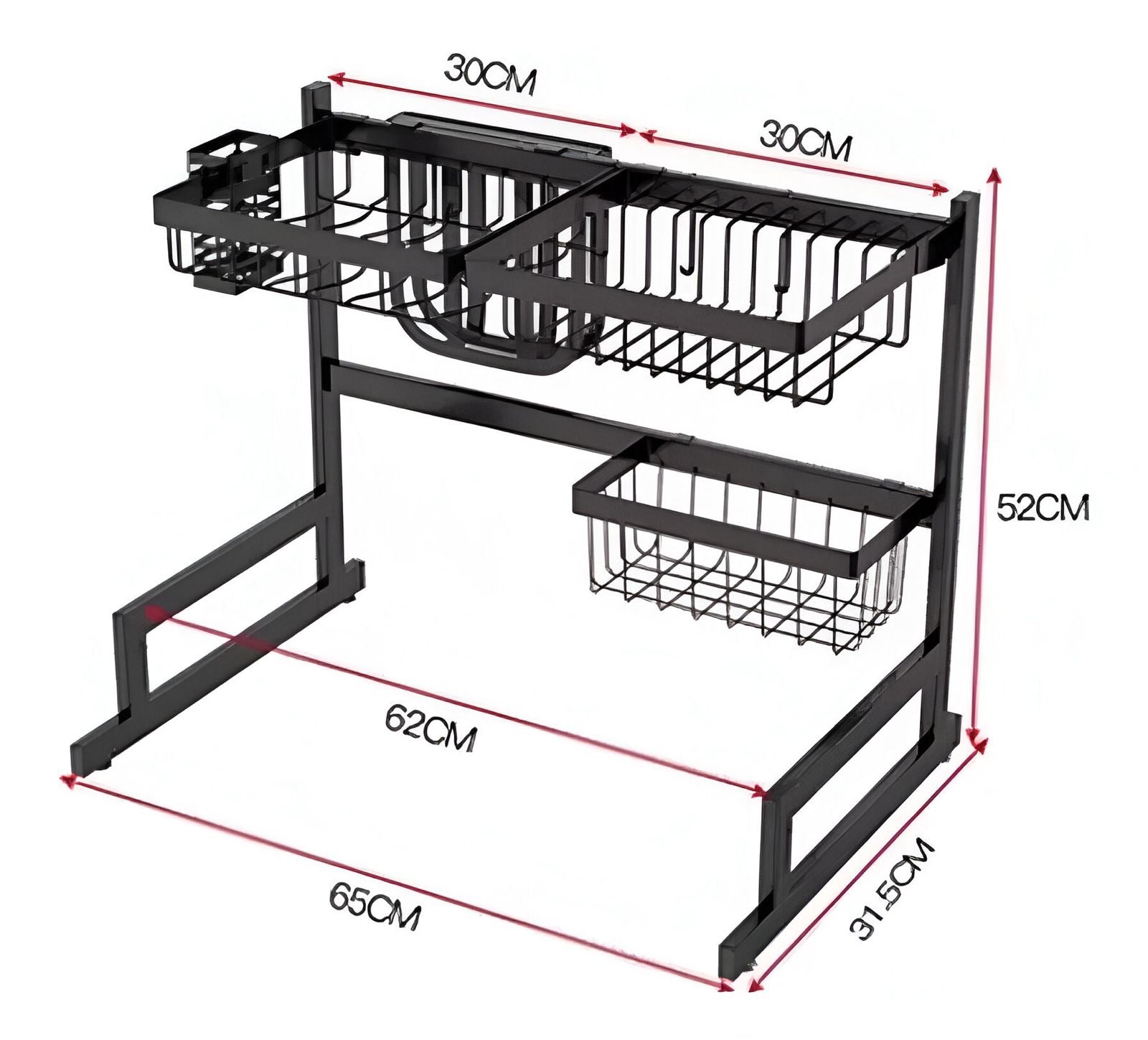 ESCURRIDOR DE PLATOS DE ACERO INOXIDABLE - InnovatecJDSM