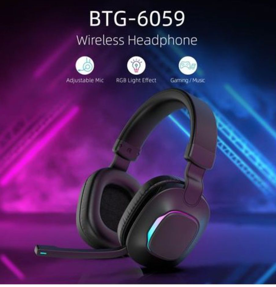 Diadema Gamer Inalámbrica – Cancelación de Ruido y Micrófono - InnovatecJDSM