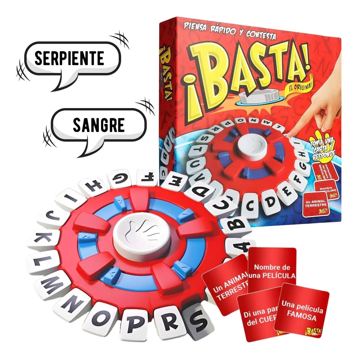 JUEGO DE MESA BASTA INTERACTIVO PALABRAS - InnovatecJDSM