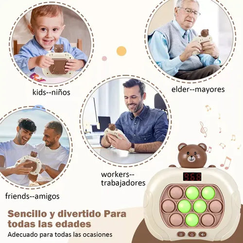 POP IT PUSH CON PANTALLA - JUEGO INTERACTIVO ANTIESTRÉS Y DIVERSIÓN - InnovatecJDSM