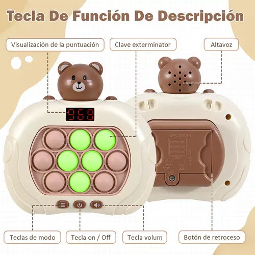 POP IT PUSH CON PANTALLA - JUEGO INTERACTIVO ANTIESTRÉS Y DIVERSIÓN - InnovatecJDSM