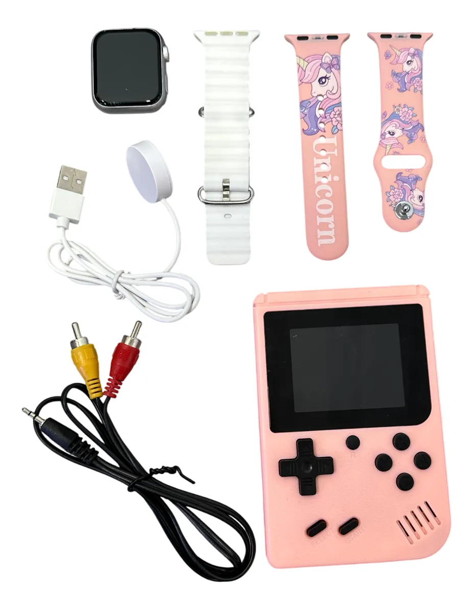 Consola 818+Game Boy+Audífonos+Reloj - InnovatecJDSM