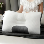Almohada Ergonómica de Algodón 3D Antialérgica Indeformable