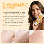 GEL EXFOLIANTE ENZIMÁTICO DE NARANJA CON MICROSEMILLAS | PIEL SUAVE Y LUMINOSA