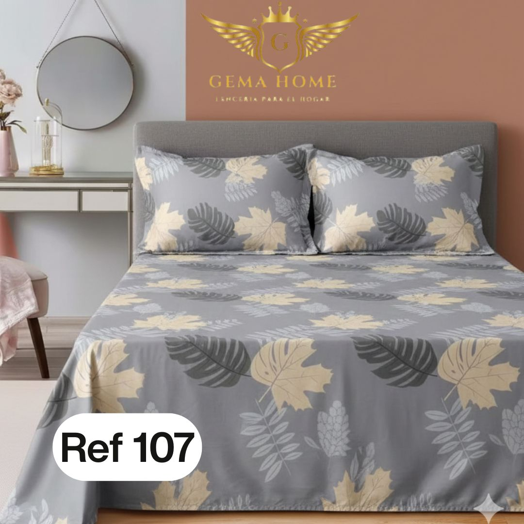 Juego de Sábanas GEMA HOME 800 Hilos | Polialgodón Premium Todas las Medidas - InnovatecJDSM