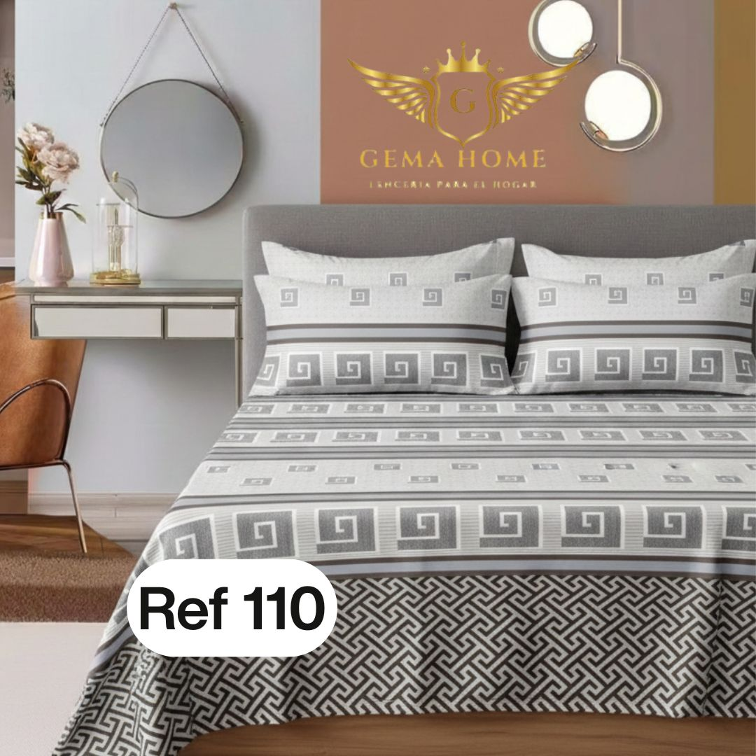 Juego de Sábanas GEMA HOME 800 Hilos | Polialgodón Premium Todas las Medidas - InnovatecJDSM