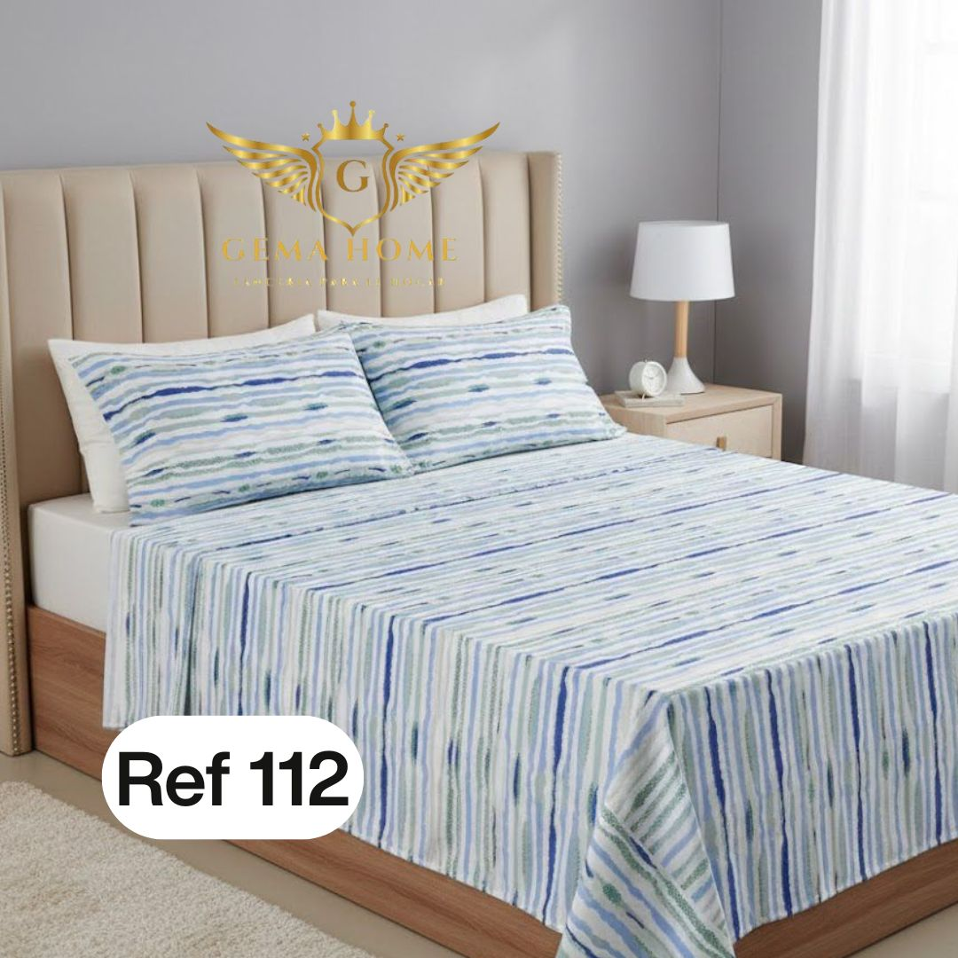 Juego de Sábanas GEMA HOME 800 Hilos | Polialgodón Premium Todas las Medidas - InnovatecJDSM