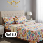Juego de Sábanas GEMA HOME 800 Hilos | Polialgodón Premium Todas las Medidas - InnovatecJDSM