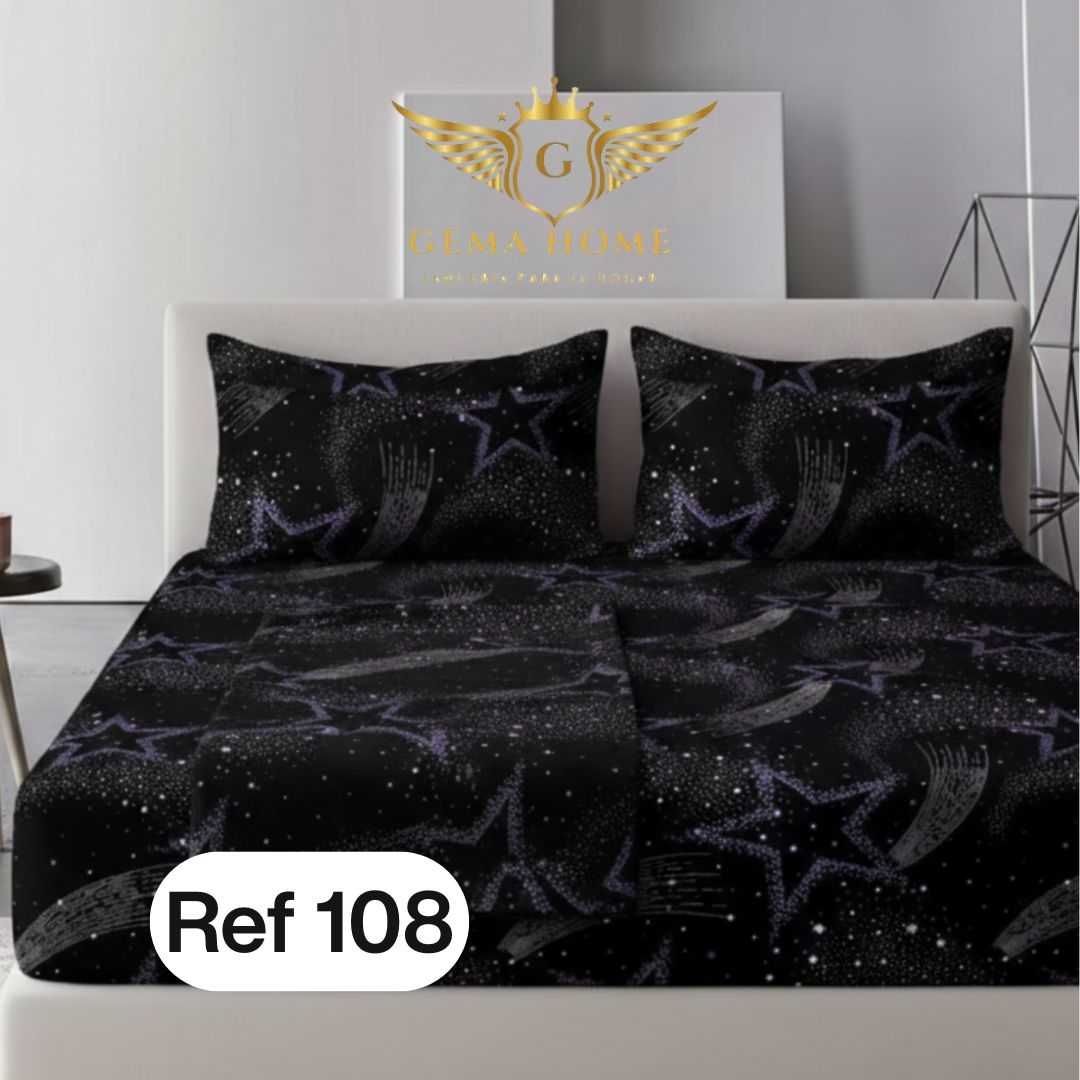 Juego de Sábanas GEMA HOME 800 Hilos | Polialgodón Premium Todas las Medidas - InnovatecJDSM