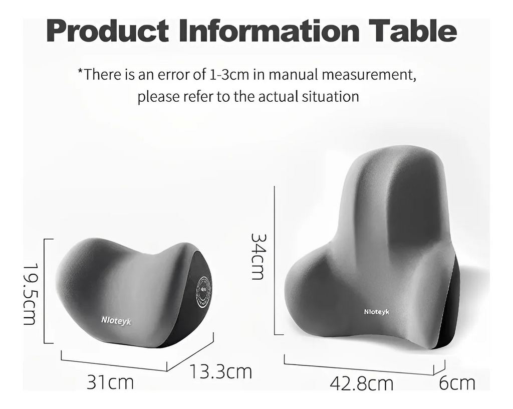 KIT 2 ALMOHADAS APOYO LUMBAR - InnovatecJDSM