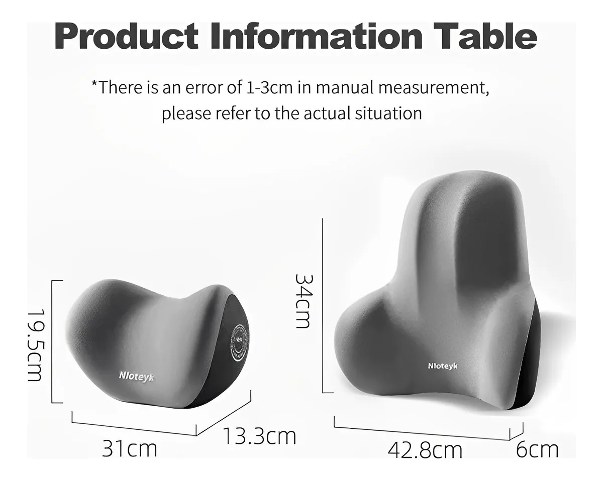 KIT 2 ALMOHADAS APOYO LUMBAR - InnovatecJDSM