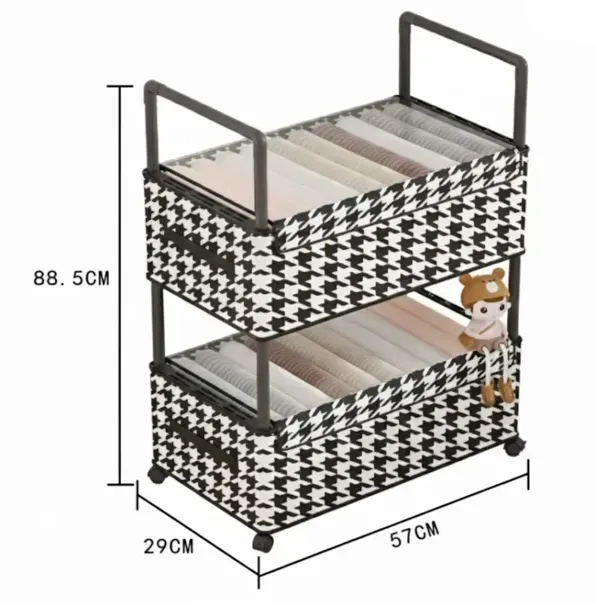 ESTANTE PAR ROPA 2 NIVELES - InnovatecJDSM