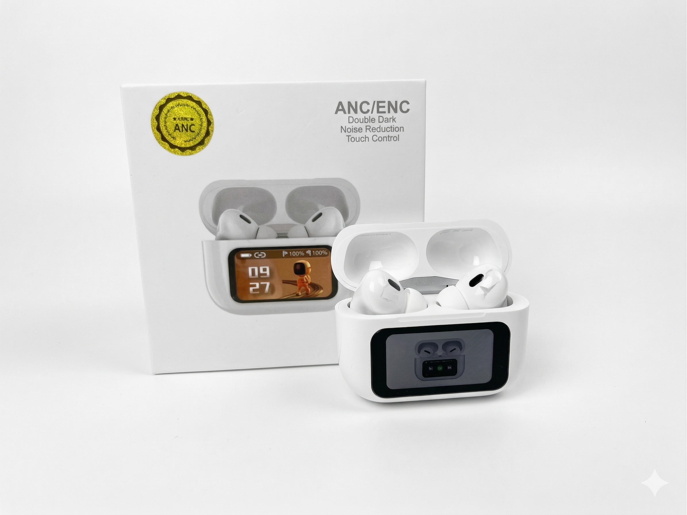 Audífonos Inalámbricos A9 Pro con Pantalla LED tipo AirPods - InnovatecJDSM