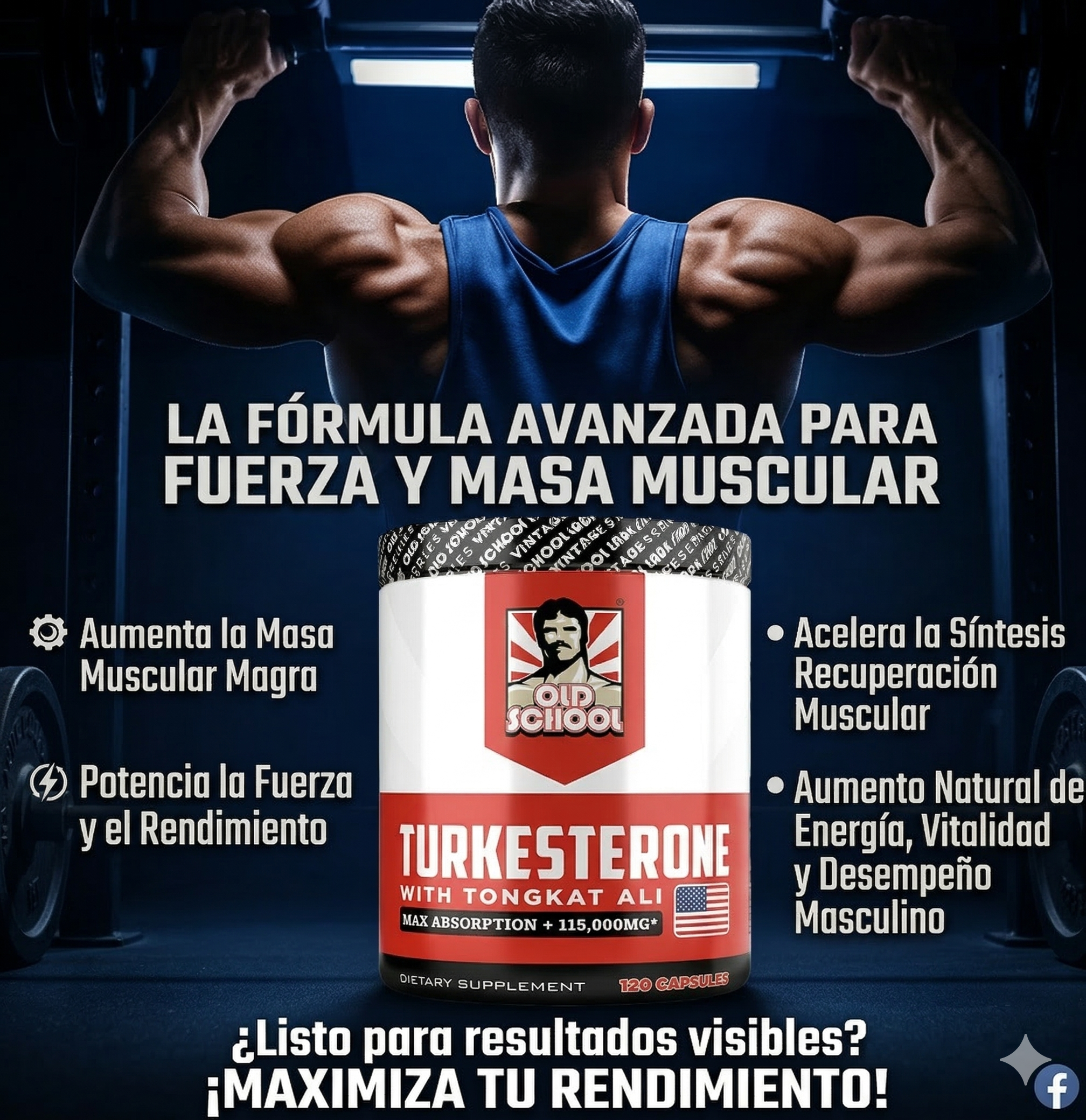 Turkesterone + Tongkat Ali - Suplemento Natural para Rendimiento Físico - InnovatecJDSM